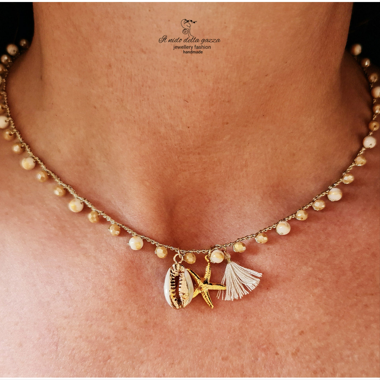 Girocollo Crochet Gold