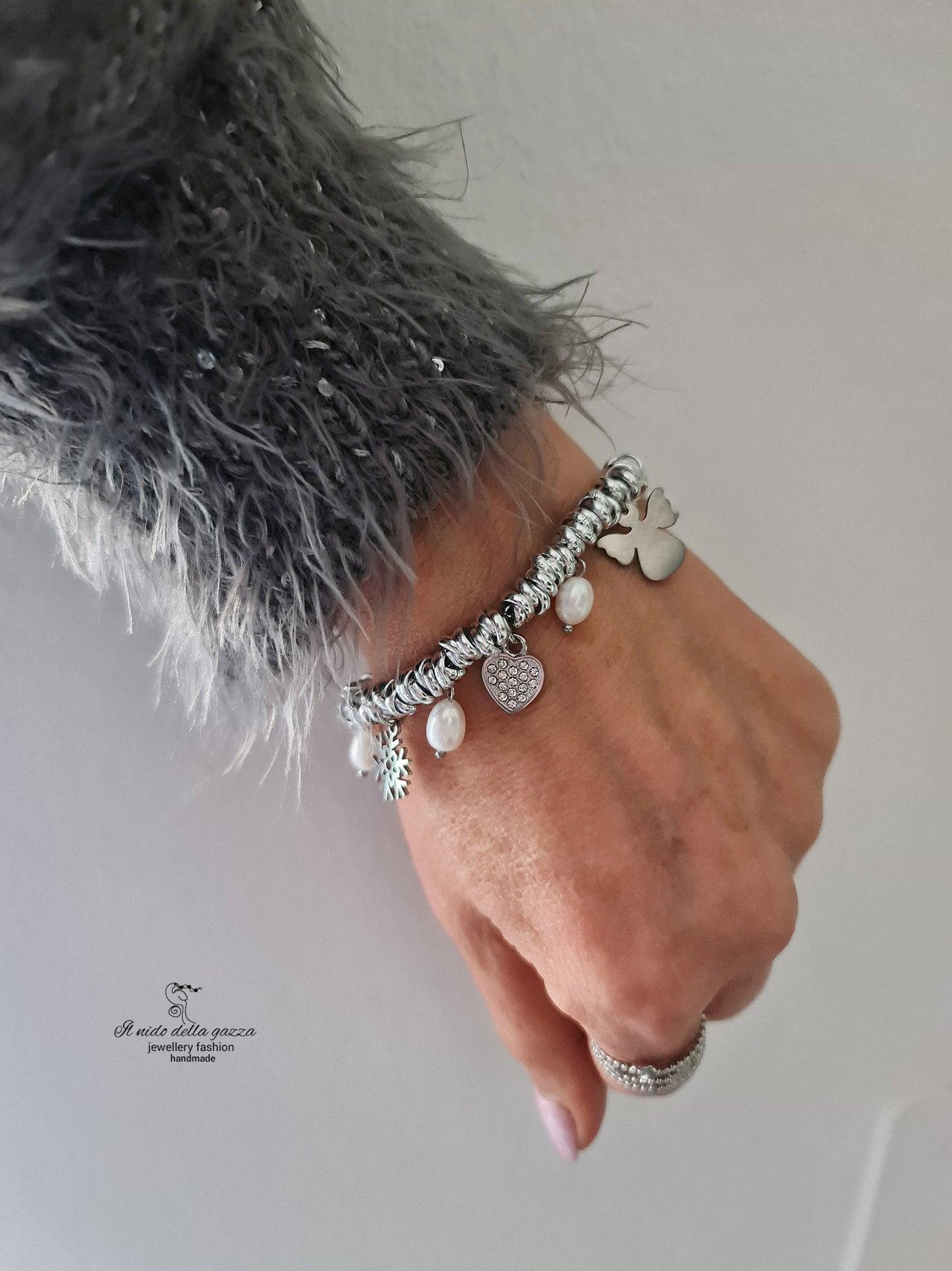 Bracciale Charm Perle