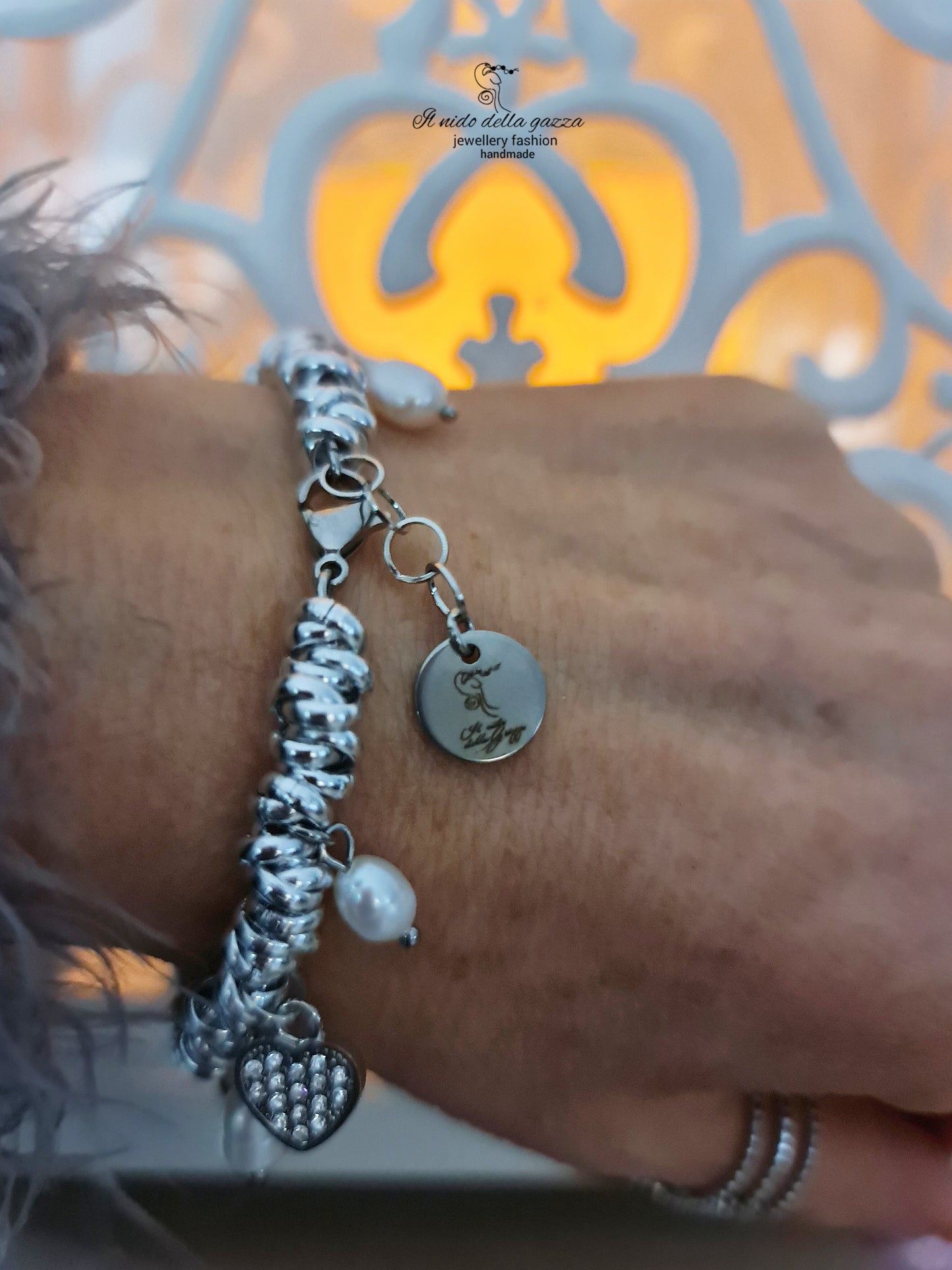 Bracciale Charm Perle