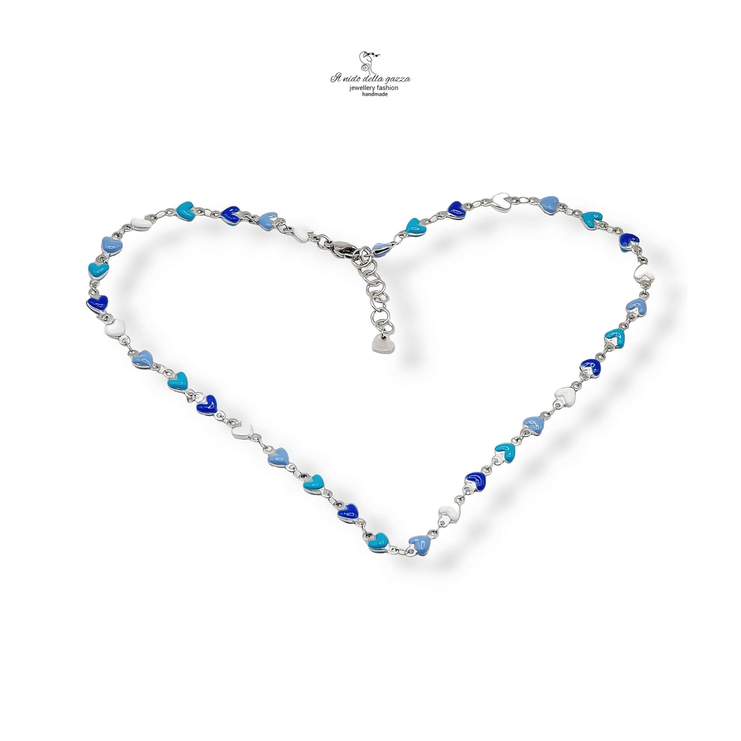 Girocollo Cuori Azzurri
