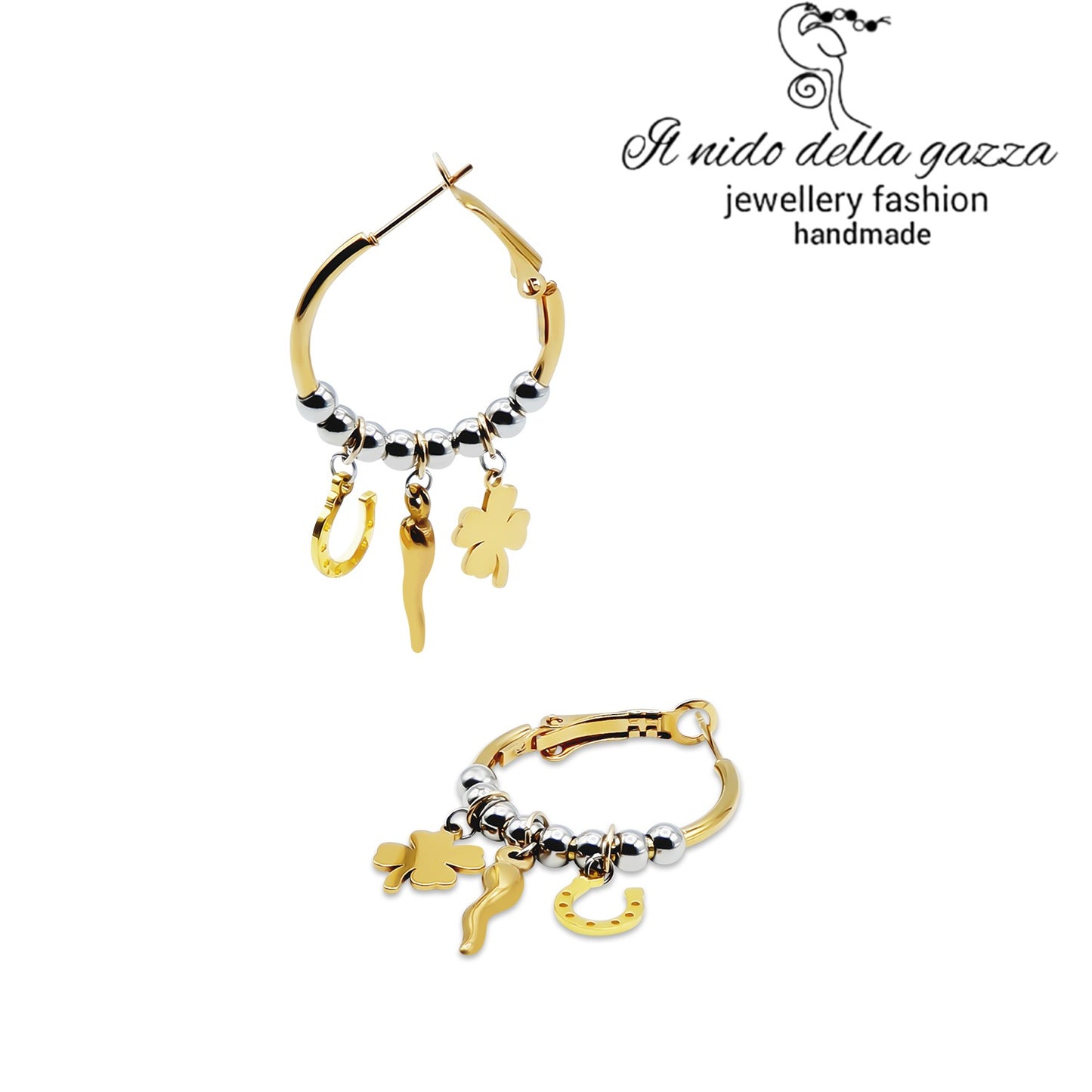Good Luck earrings