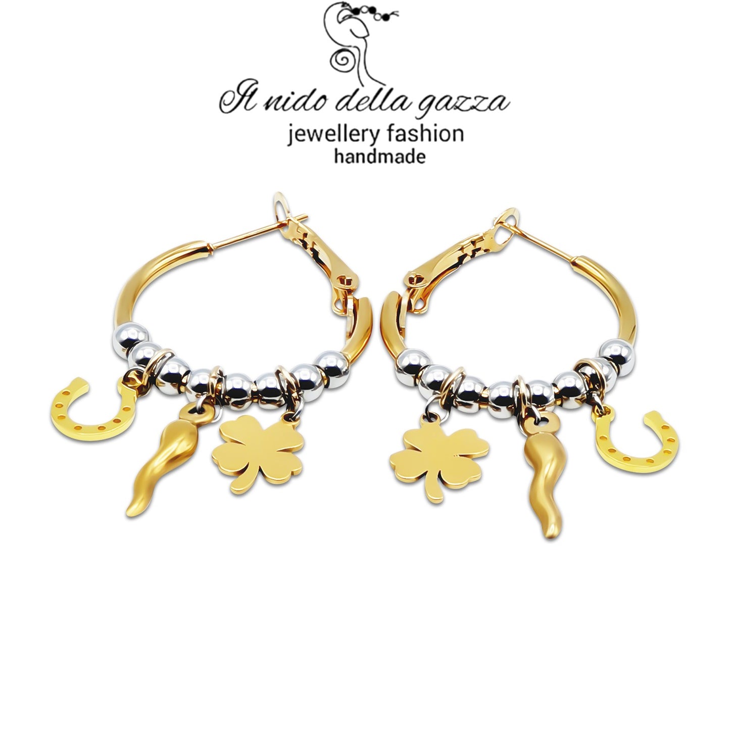 Good Luck earrings