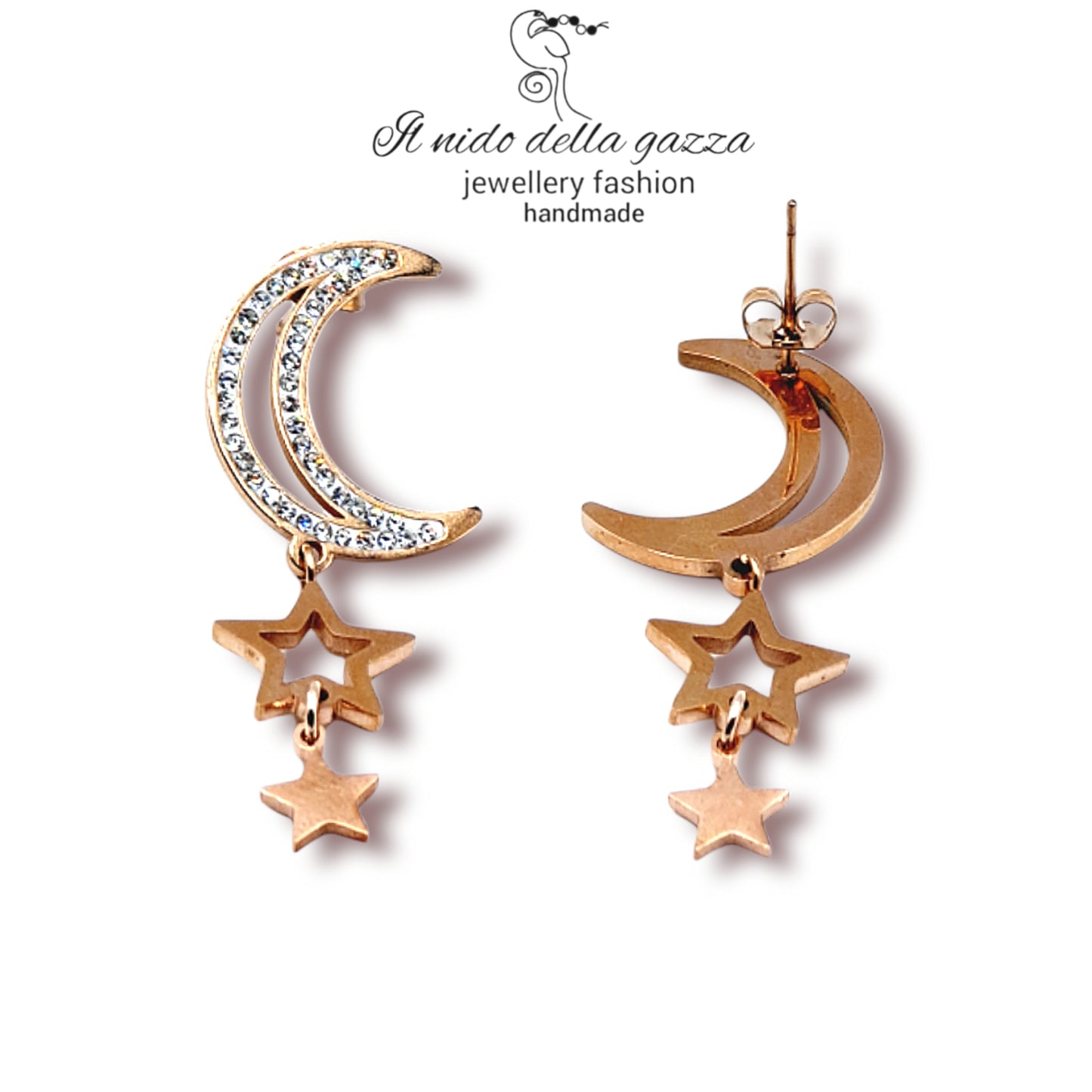 moon earrings