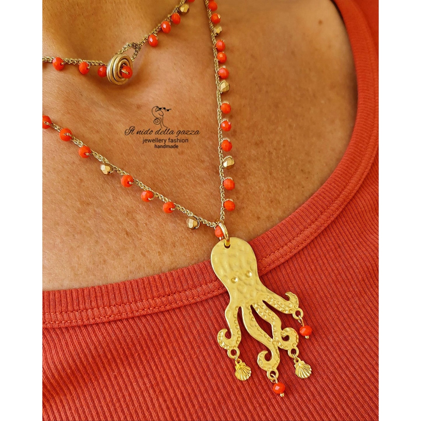 Crochet Positano necklace