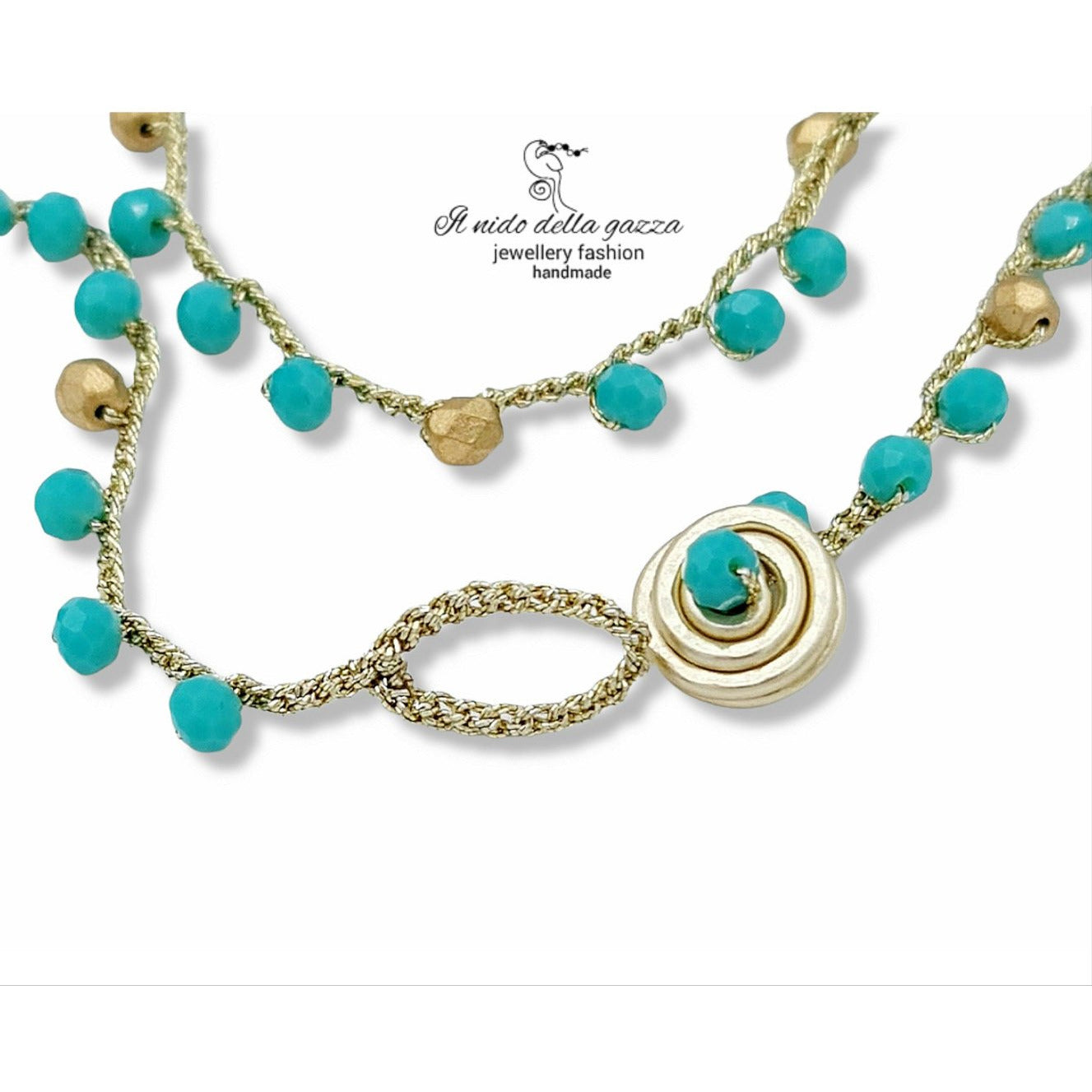 Crochet Positano necklace