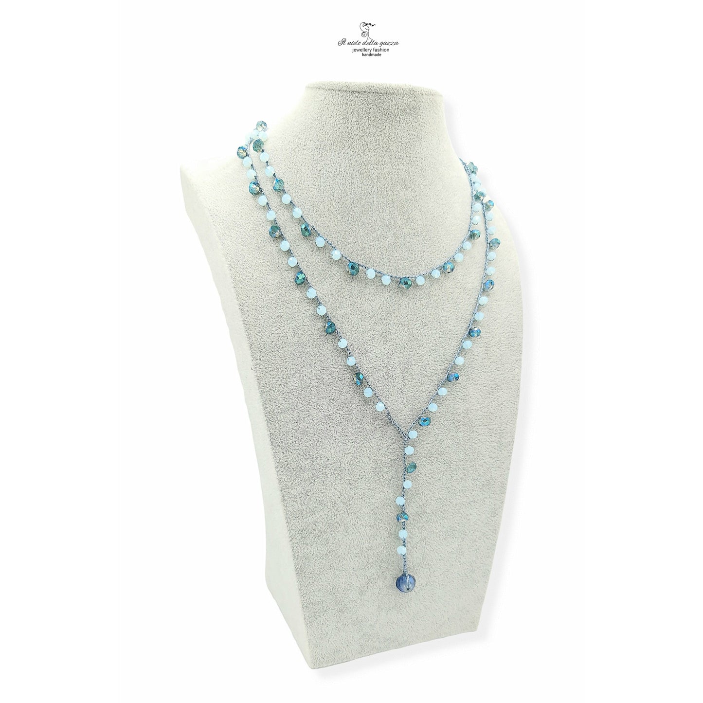 Crochet Ocean necklace
