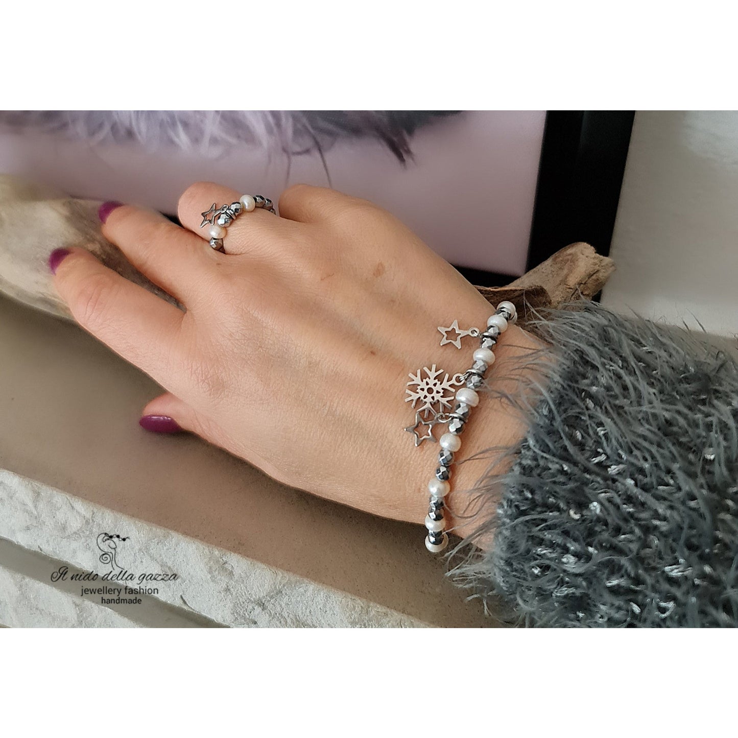 Snowflake bracelet