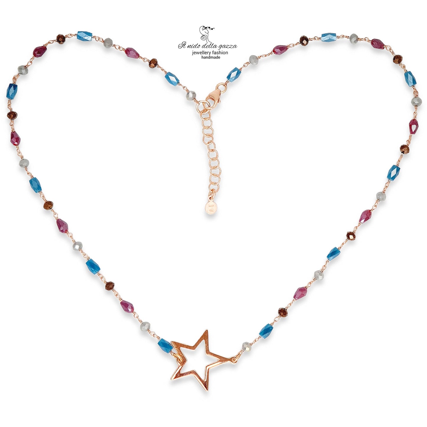 Rosary Rosè necklace