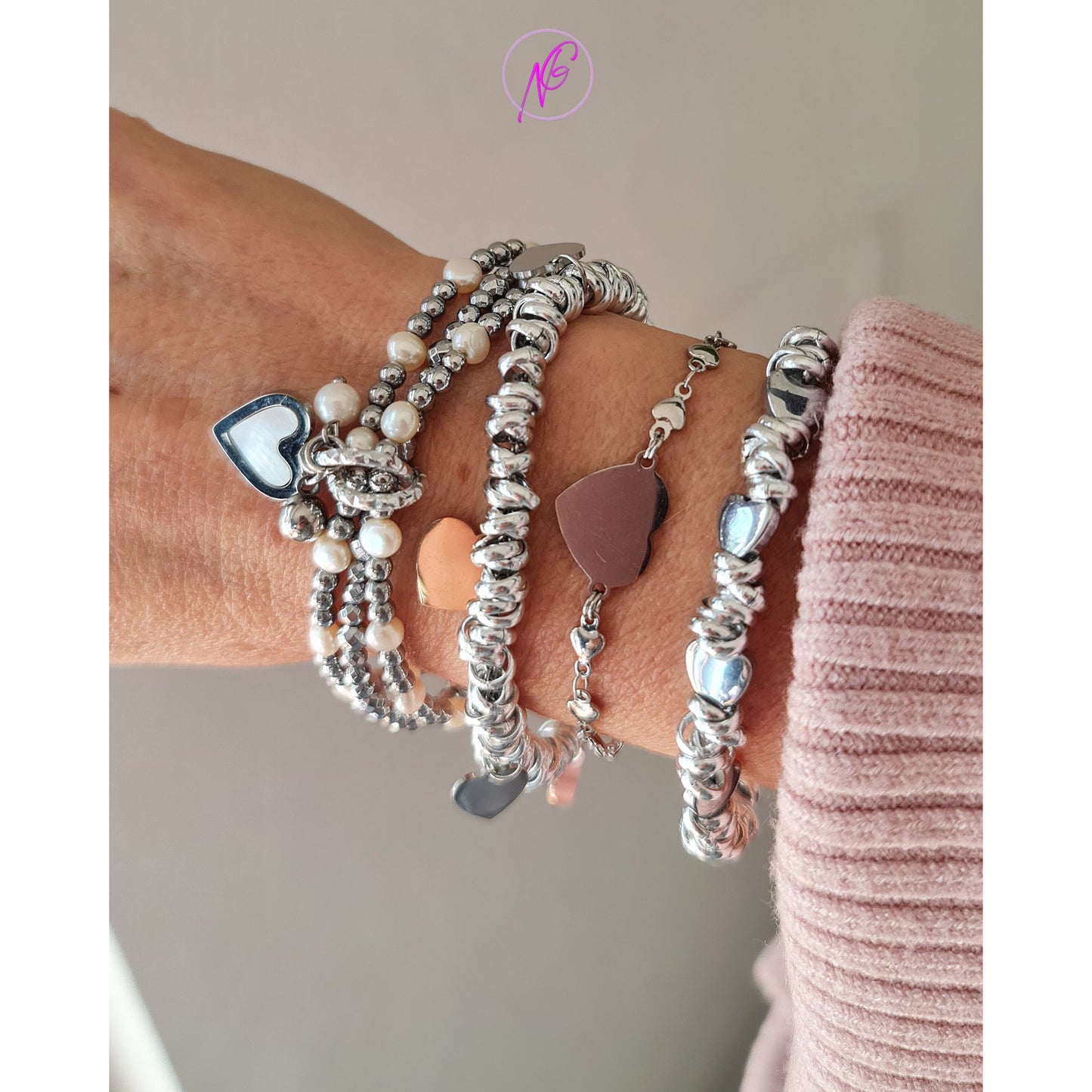 Heart Steel Bracelet