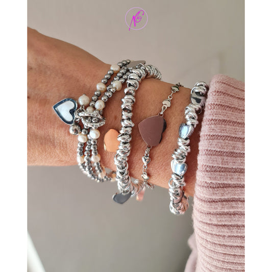Bracciale Acciaio Cuore