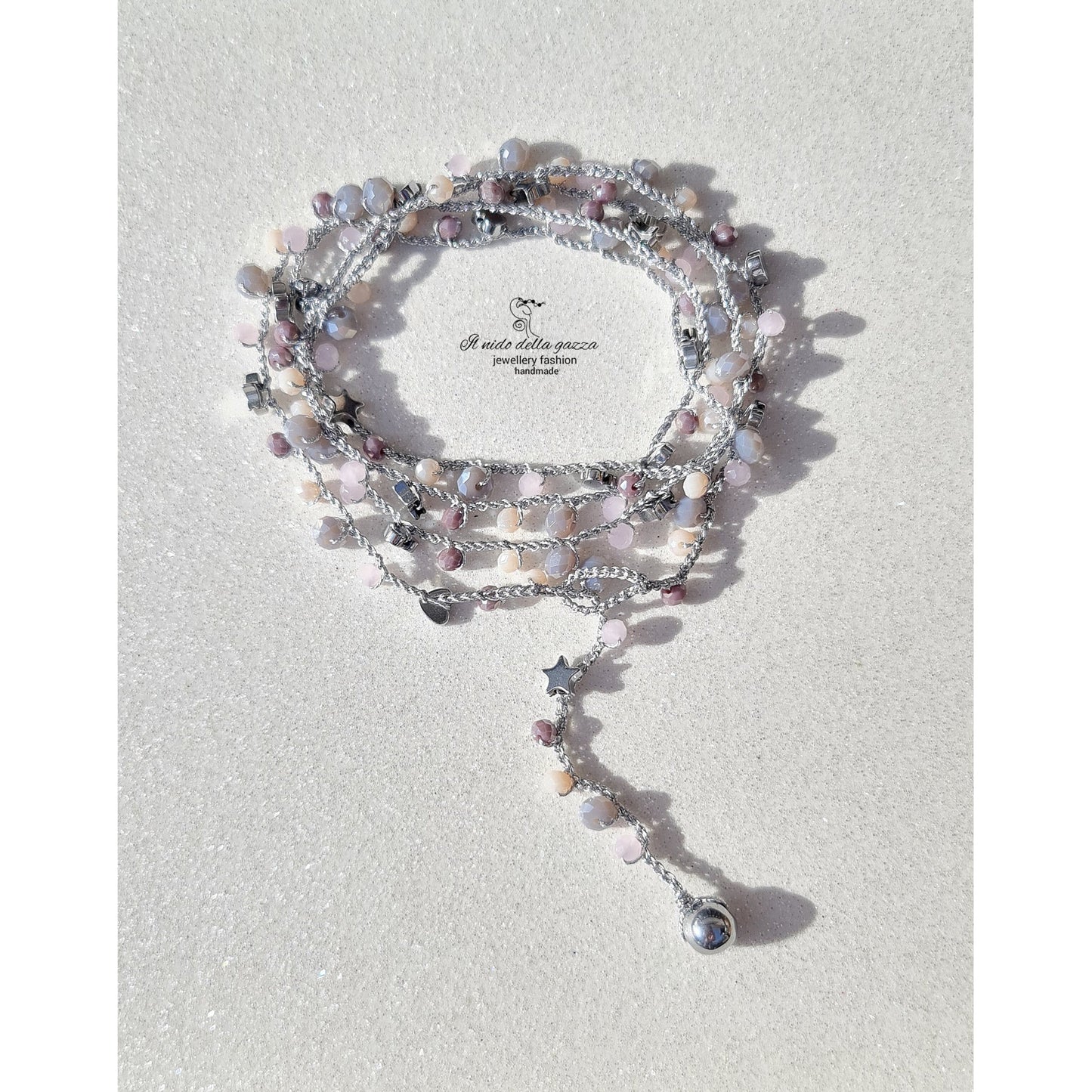 Crochet Spring necklace