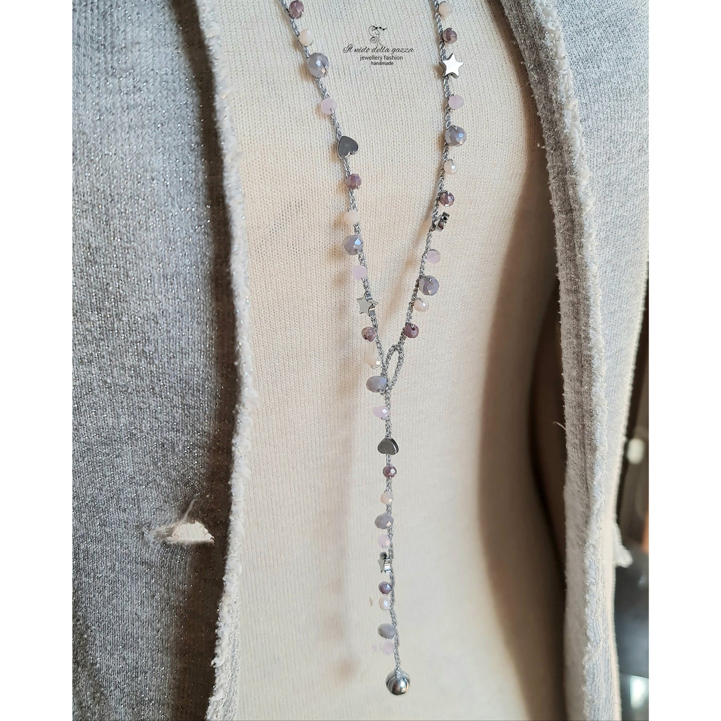 Crochet Spring necklace