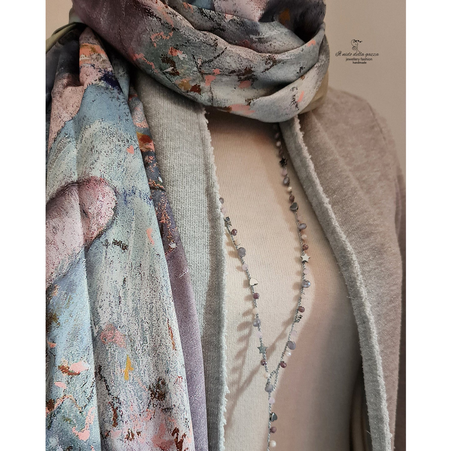 Crochet Spring necklace