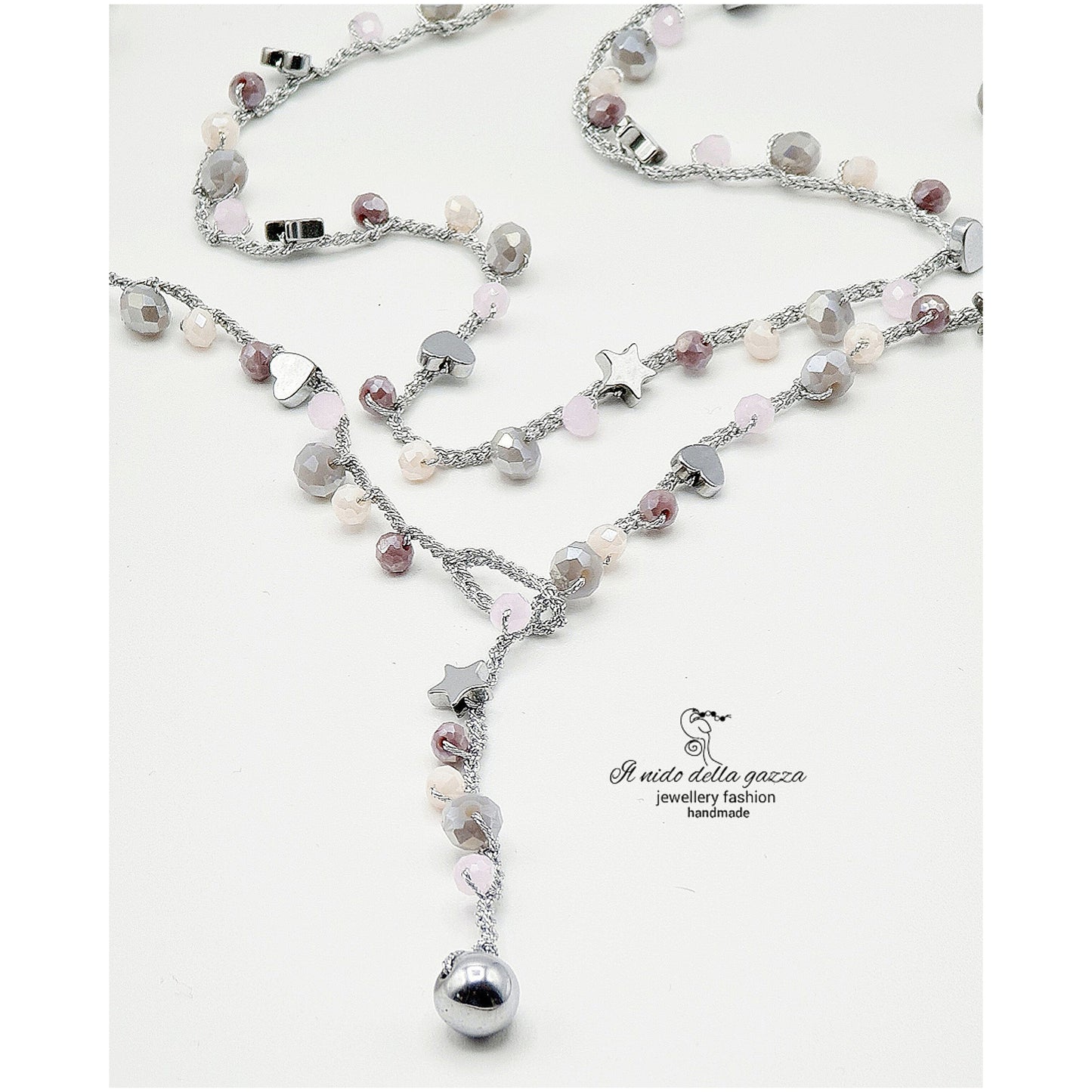 Crochet Spring necklace