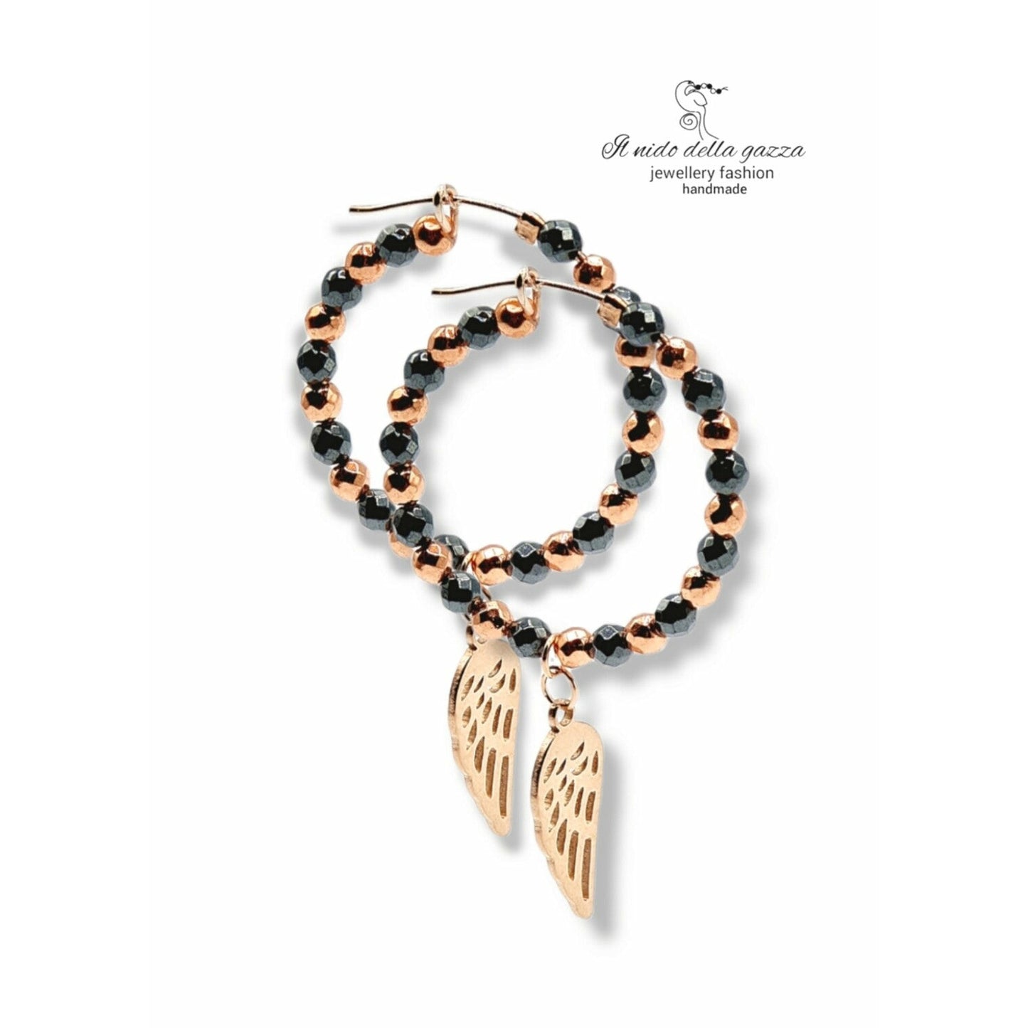 Angel earrings