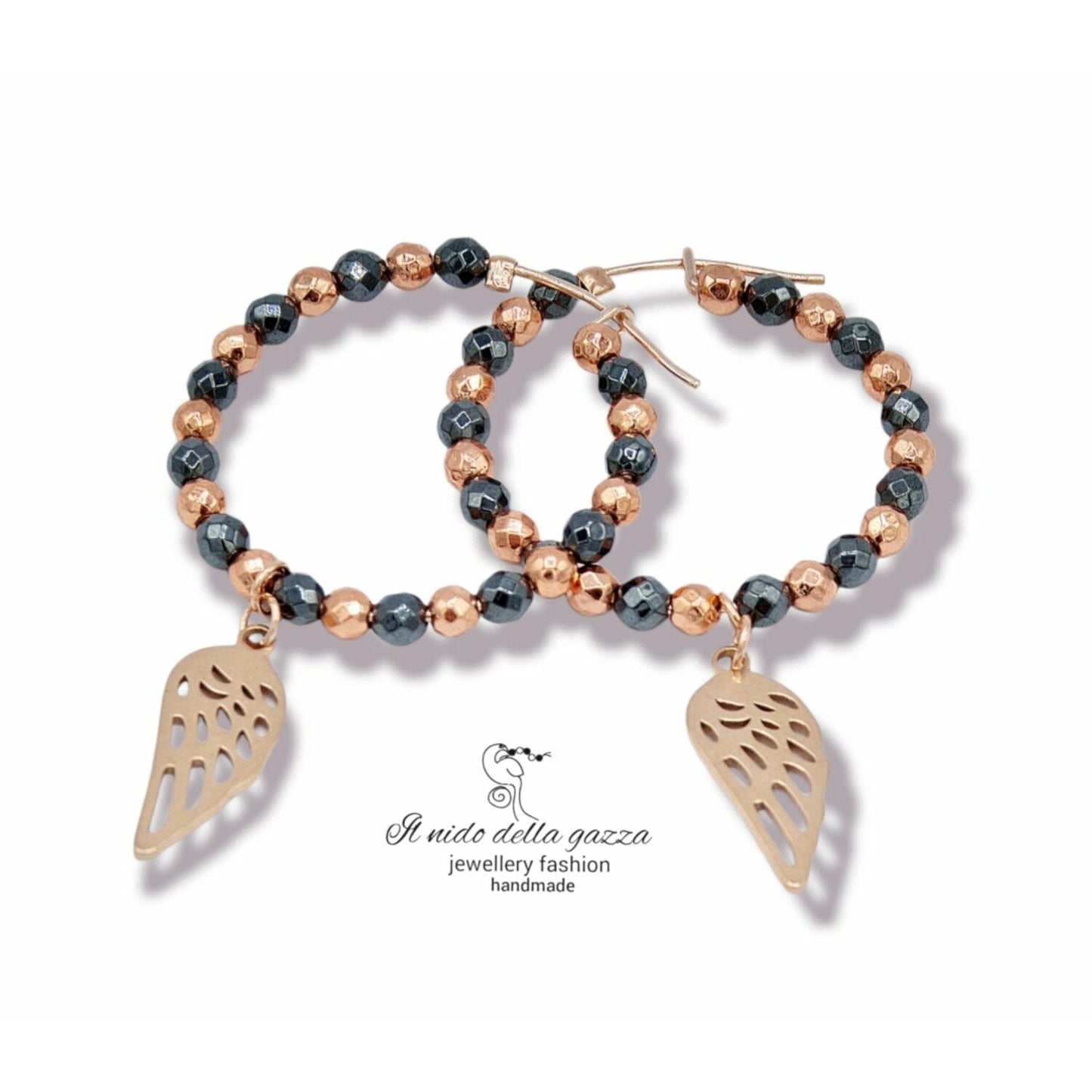Angel earrings