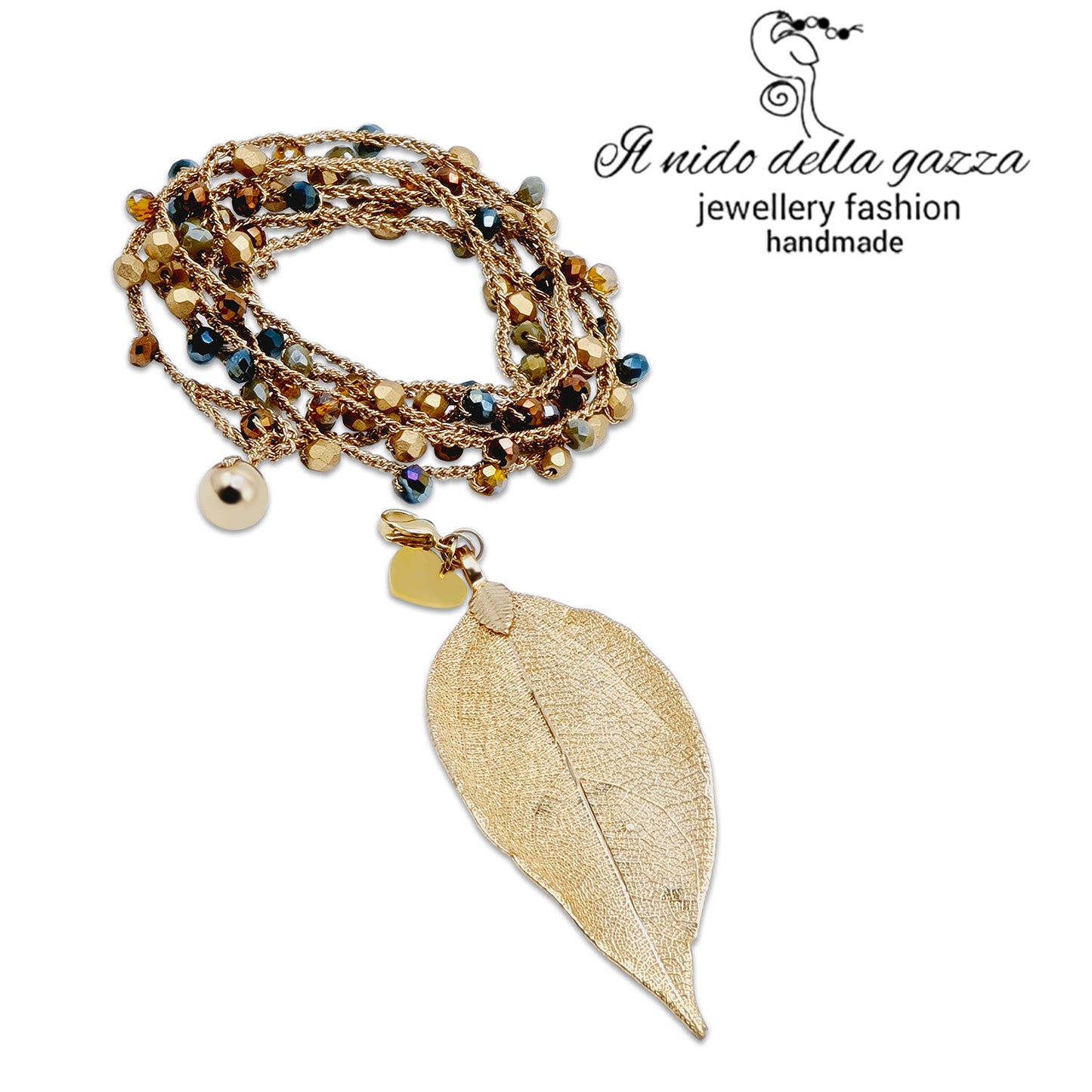Gold Crochet Necklace