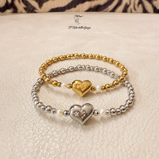 Bracciale Cuore Stellato
