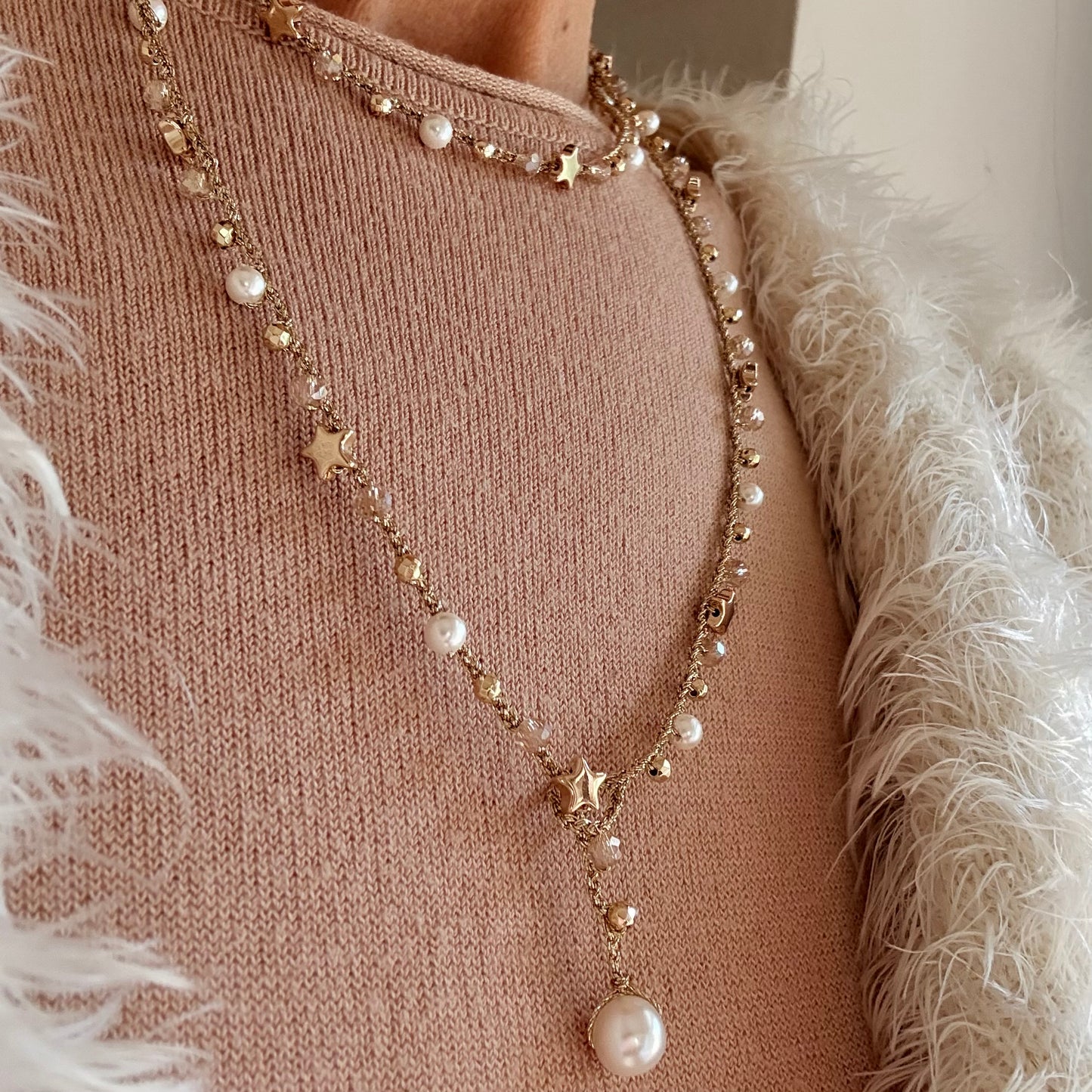 Collana Chochet Luce di Stelle