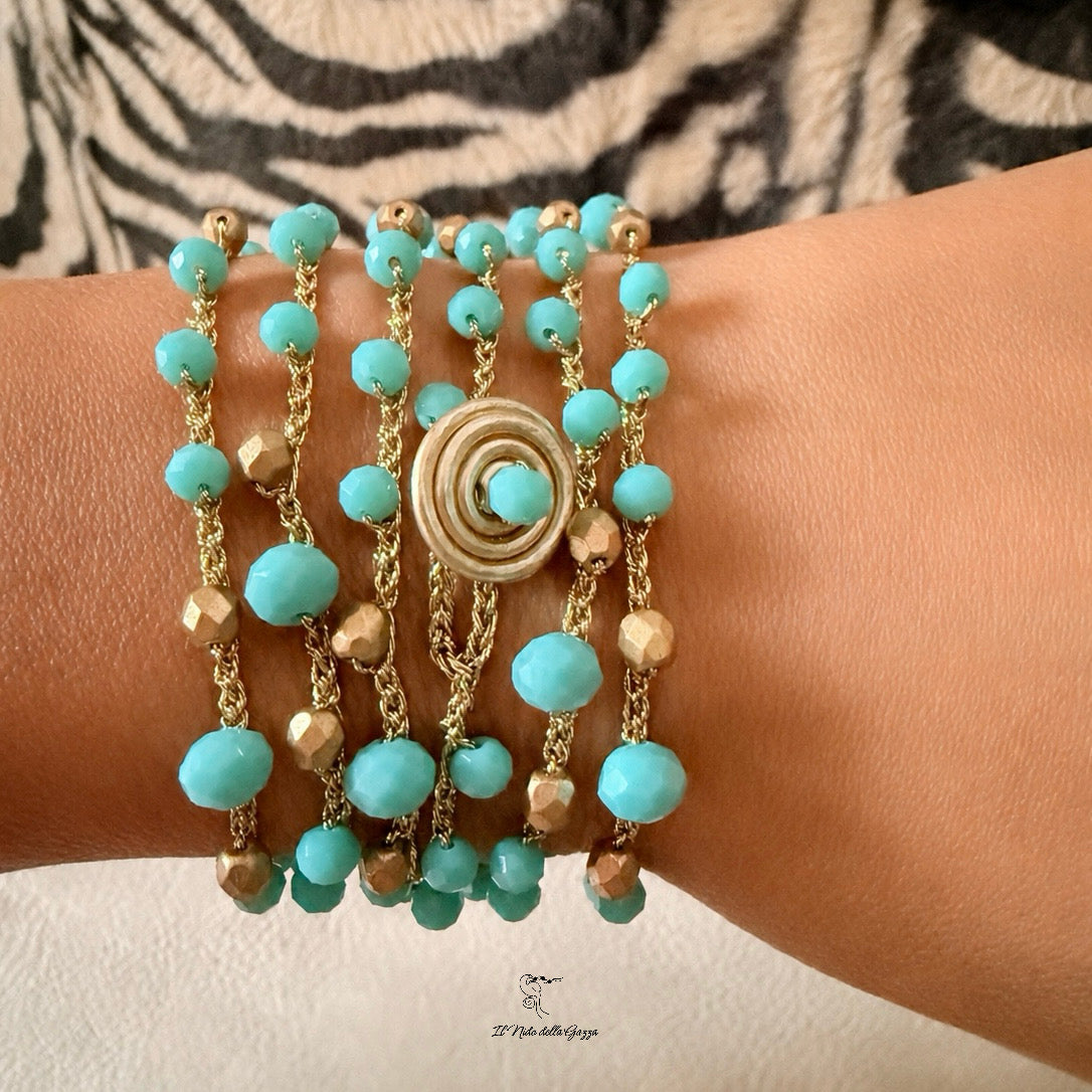 Collana/Bracciale Luce di Turchese