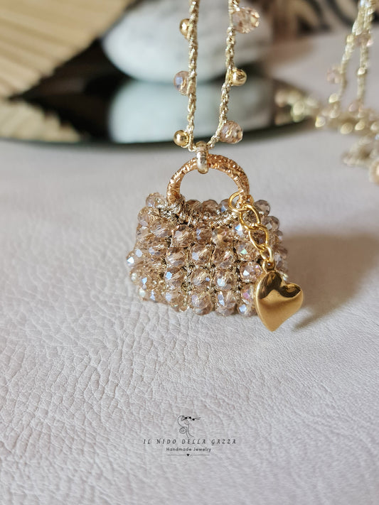 Collana con Ciondolo Mini Bag