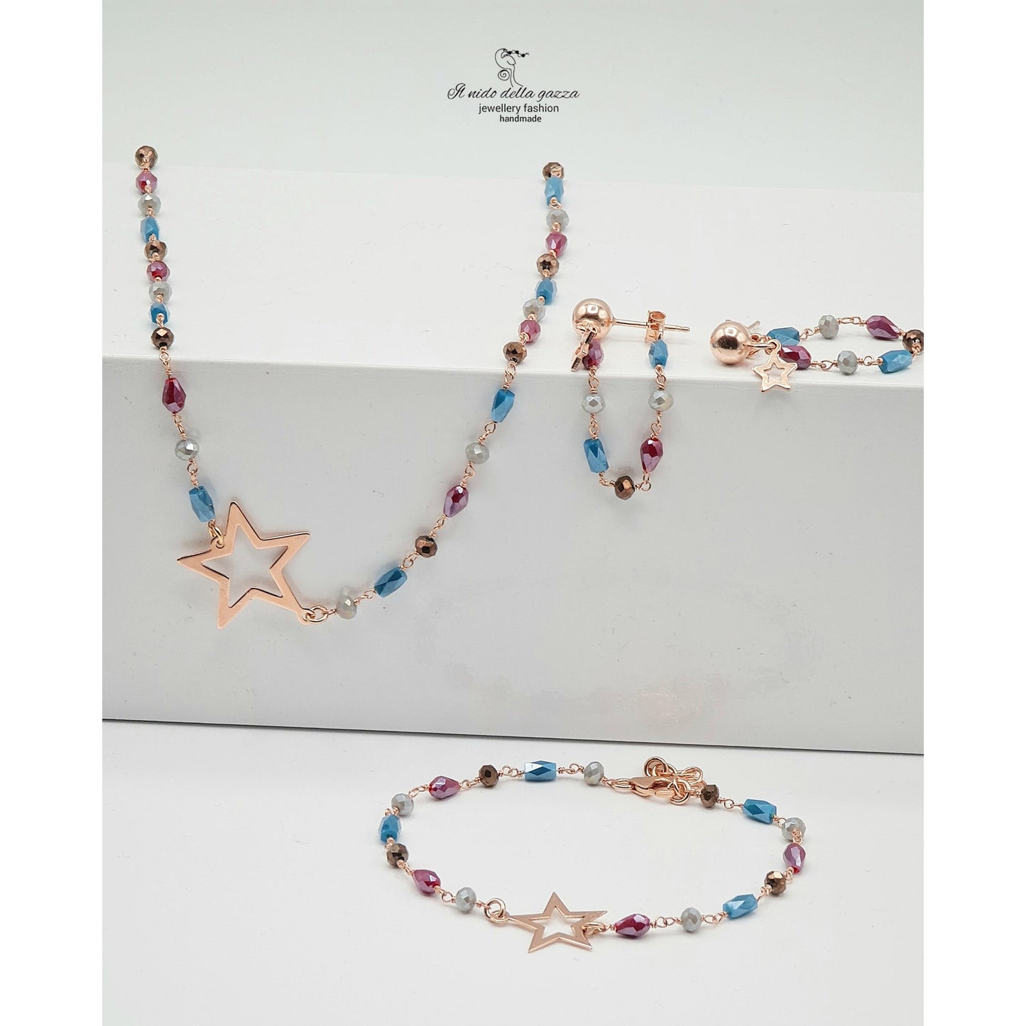 Rosary Rose bracelet